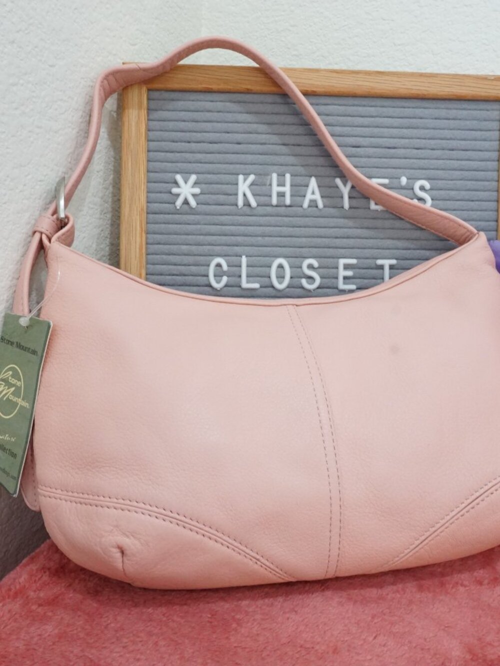 🔹️FINAL SALE🔹️ Stone mountain Genuine Leather Handbag - Picture 8 of 11